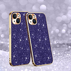 Coque Silicone Housse Etui Gel Bling-Bling AC1 pour Apple iPhone 13 Violet