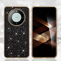 Coque Silicone Housse Etui Gel Bling-Bling GS1 pour Huawei Mate 60 Pro+ Plus Noir