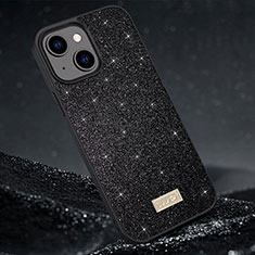 Coque Silicone Housse Etui Gel Bling-Bling LD1 pour Apple iPhone 13 Noir