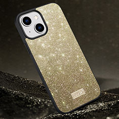 Coque Silicone Housse Etui Gel Bling-Bling LD1 pour Apple iPhone 13 Or