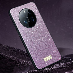 Coque Silicone Housse Etui Gel Bling-Bling LD1 pour Huawei Mate 50 Violet