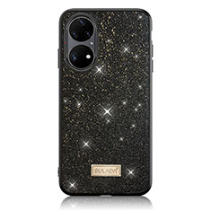 Coque Silicone Housse Etui Gel Bling-Bling LD1 pour Huawei P50e Noir