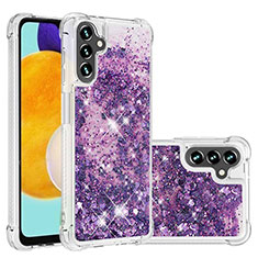 Coque Silicone Housse Etui Gel Bling-Bling S01 pour Samsung Galaxy A13 5G Violet