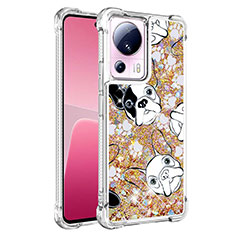 Coque Silicone Housse Etui Gel Bling-Bling S01 pour Xiaomi Civi 2 5G Or