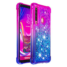 Coque Silicone Housse Etui Gel Bling-Bling S02 pour Samsung Galaxy A9s Violet