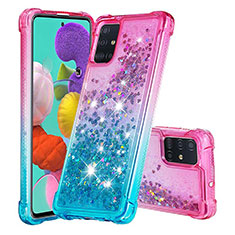 Coque Silicone Housse Etui Gel Bling-Bling S02 pour Samsung Galaxy M40S Rose