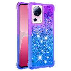 Coque Silicone Housse Etui Gel Bling-Bling S02 pour Xiaomi Mi 12 Lite NE 5G Violet