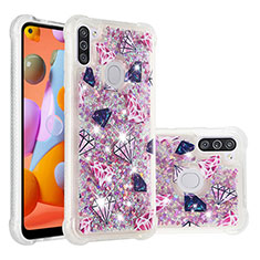 Coque Silicone Housse Etui Gel Bling-Bling S04 pour Samsung Galaxy A11 Mixte