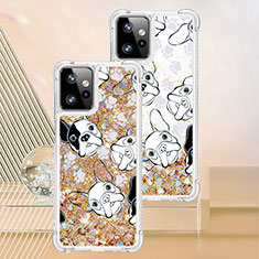 Coque Silicone Housse Etui Gel Bling-Bling YB1 pour Motorola Moto G Power 5G (2023) Or