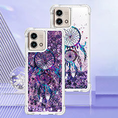 Coque Silicone Housse Etui Gel Bling-Bling YB1 pour Motorola Moto G Stylus (2023) 4G Violet