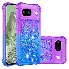 Coque Silicone Housse Etui Gel Bling-Bling YB2 pour Google Pixel 8a 5G Violet