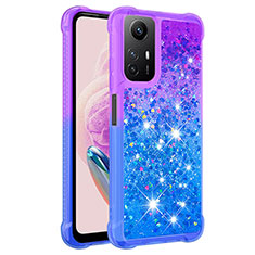 Coque Silicone Housse Etui Gel Bling-Bling YB2 pour Xiaomi Redmi Note 12S Violet