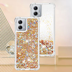 Coque Silicone Housse Etui Gel Bling-Bling YB3 pour Motorola Moto G 5G (2023) Or