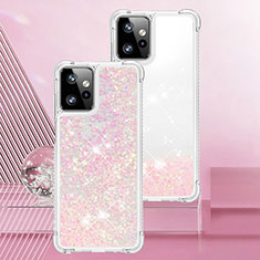 Coque Silicone Housse Etui Gel Bling-Bling YB3 pour Motorola Moto G Power 5G (2023) Rose