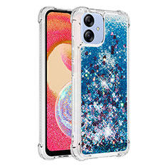 Coque Silicone Housse Etui Gel Bling-Bling YB3 pour Samsung Galaxy A04 4G Bleu