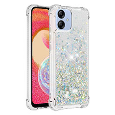 Coque Silicone Housse Etui Gel Bling-Bling YB3 pour Samsung Galaxy A04 4G Bleu Clair