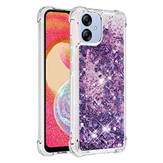 Coque Silicone Housse Etui Gel Bling-Bling YB3 pour Samsung Galaxy A04 4G Violet