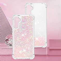 Coque Silicone Housse Etui Gel Bling-Bling YB3 pour Samsung Galaxy A34 5G Rose