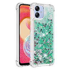 Coque Silicone Housse Etui Gel Bling-Bling YB3 pour Samsung Galaxy F04 Vert