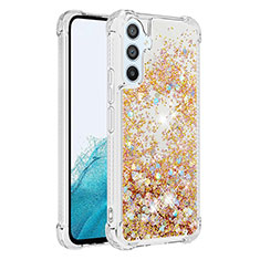 Coque Silicone Housse Etui Gel Bling-Bling YB3 pour Samsung Galaxy Quantum4 5G Or