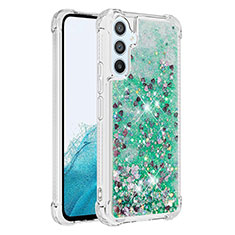 Coque Silicone Housse Etui Gel Bling-Bling YB3 pour Samsung Galaxy Quantum4 5G Vert