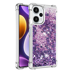 Coque Silicone Housse Etui Gel Bling-Bling YB3 pour Xiaomi Redmi Note 12 Turbo 5G Violet