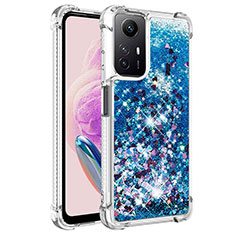 Coque Silicone Housse Etui Gel Bling-Bling YB3 pour Xiaomi Redmi Note 12S Bleu