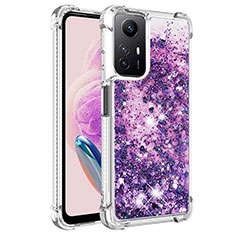 Coque Silicone Housse Etui Gel Bling-Bling YB3 pour Xiaomi Redmi Note 12S Violet