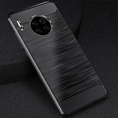 Coque Silicone Housse Etui Gel Line C02 pour Huawei Mate 30 5G Noir