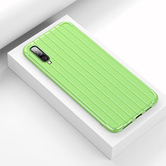 Coque Silicone Housse Etui Gel Line C03 pour Samsung Galaxy A70S Vert