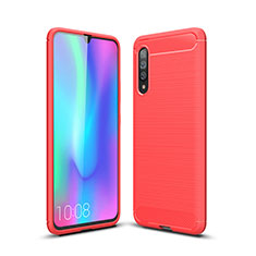 Coque Silicone Housse Etui Gel Line C04 pour Samsung Galaxy A70 Rouge