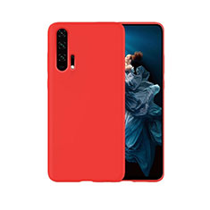 Coque Silicone Housse Etui Gel Line C07 pour Huawei Honor 20 Pro Rouge