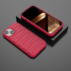 Coque Silicone Housse Etui Gel Line KC1 pour Apple iPhone 14 Rouge