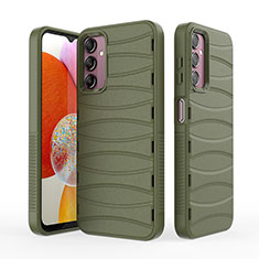 Coque Silicone Housse Etui Gel Line KC1 pour Samsung Galaxy M44 5G Vert