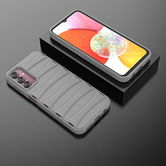 Coque Silicone Housse Etui Gel Line KC2 pour Samsung Galaxy Jump3 5G Gris