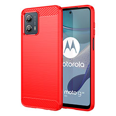 Coque Silicone Housse Etui Gel Line MF1 pour Motorola Moto G53j 5G Rouge