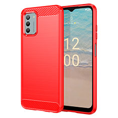 Coque Silicone Housse Etui Gel Line MF1 pour Nokia G22 Rouge