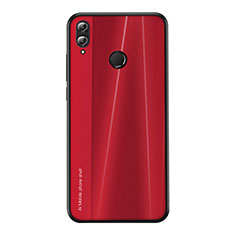 Coque Silicone Housse Etui Gel Line pour Huawei Honor 8X Rouge