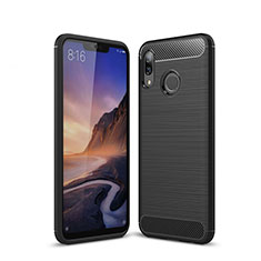 Coque Silicone Housse Etui Gel Line pour Huawei Nova 3e Noir