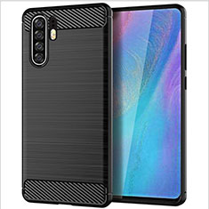 Coque Silicone Housse Etui Gel Line pour Huawei P30 Pro New Edition Noir