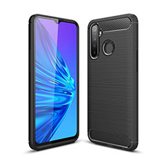 Coque Silicone Housse Etui Gel Line pour Realme 5i Noir