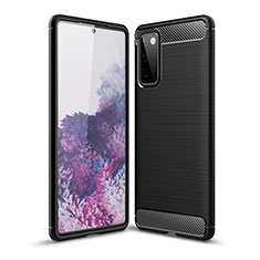 Coque Silicone Housse Etui Gel Line pour Samsung Galaxy S20 FE (2022) 5G Noir