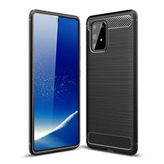 Coque Silicone Housse Etui Gel Line WL1 pour Samsung Galaxy A91 Noir