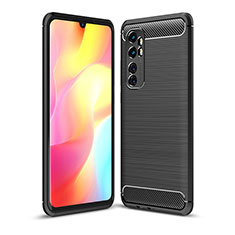 Coque Silicone Housse Etui Gel Line WL1 pour Xiaomi Mi Note 10 Lite Noir