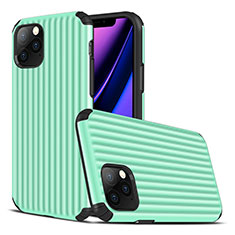 Coque Silicone Housse Etui Gel Line Z01 pour Apple iPhone 11 Pro Max Vert