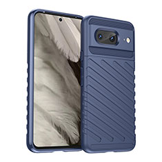 Coque Silicone Housse Etui Gel Serge MF1 pour Google Pixel 8 5G Bleu