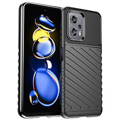 Coque Silicone Housse Etui Gel Serge MF1 pour Xiaomi Poco X4 GT 5G Noir