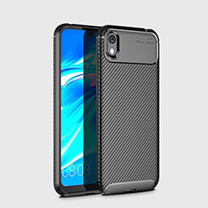 Coque Silicone Housse Etui Gel Serge pour Huawei Honor Play 8 Noir