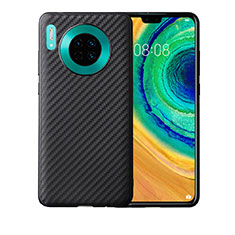 Coque Silicone Housse Etui Gel Serge pour Huawei Mate 30 Pro 5G Noir