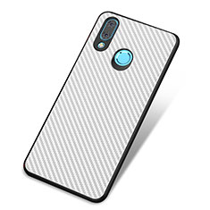 Coque Silicone Housse Etui Gel Serge pour Huawei Nova 3 Blanc